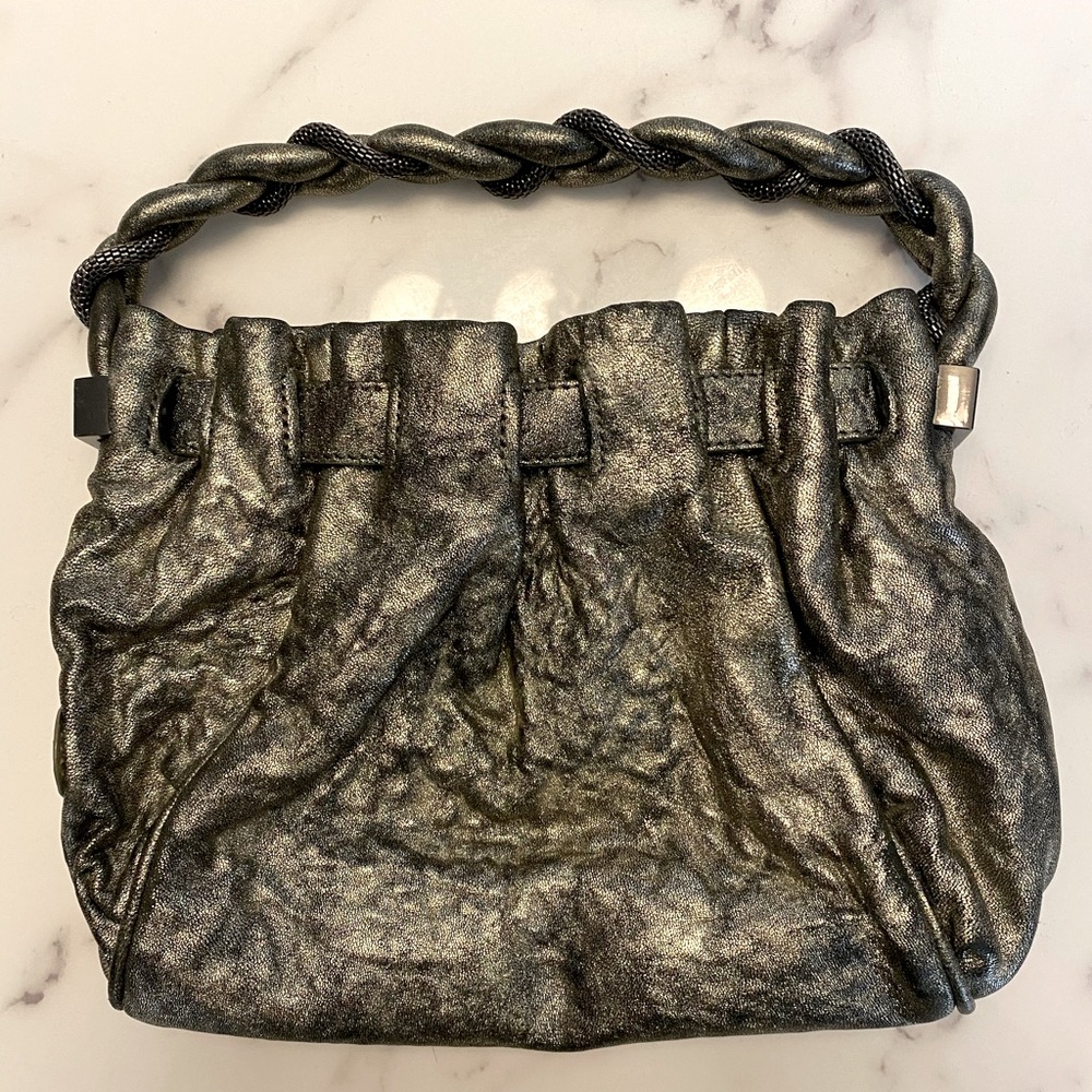 Botkier gun metal small handbag